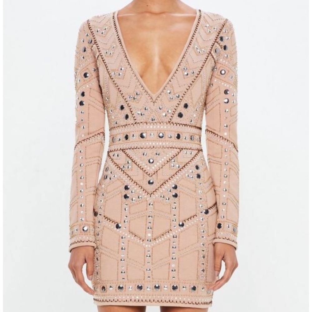 Peace and love geo dress